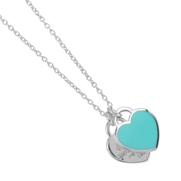 TIFFANY Blue Heart Necklace